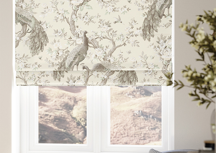 Laura Ashley Belvedere, Soft Truffle - Twist&Fit Roman Blind - Image 5